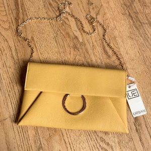 Yellow Clutch/Crossbody Bag